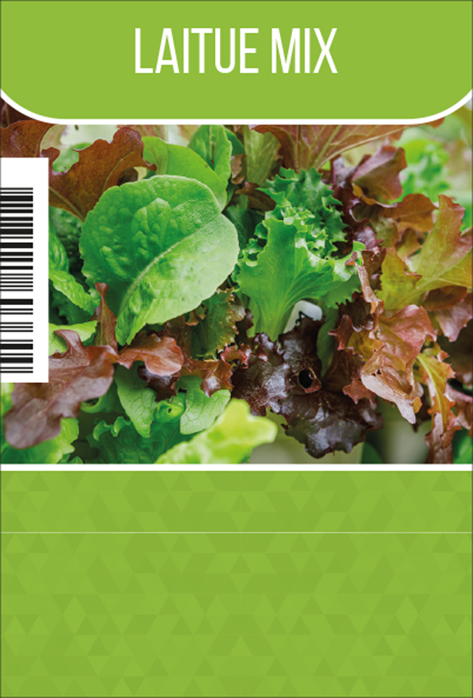 Laitue-mix par tray (8x6)