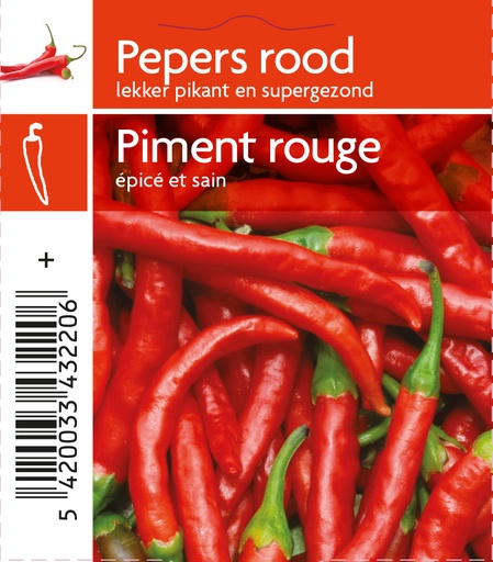 [3220] Piment rouge pot 10,5